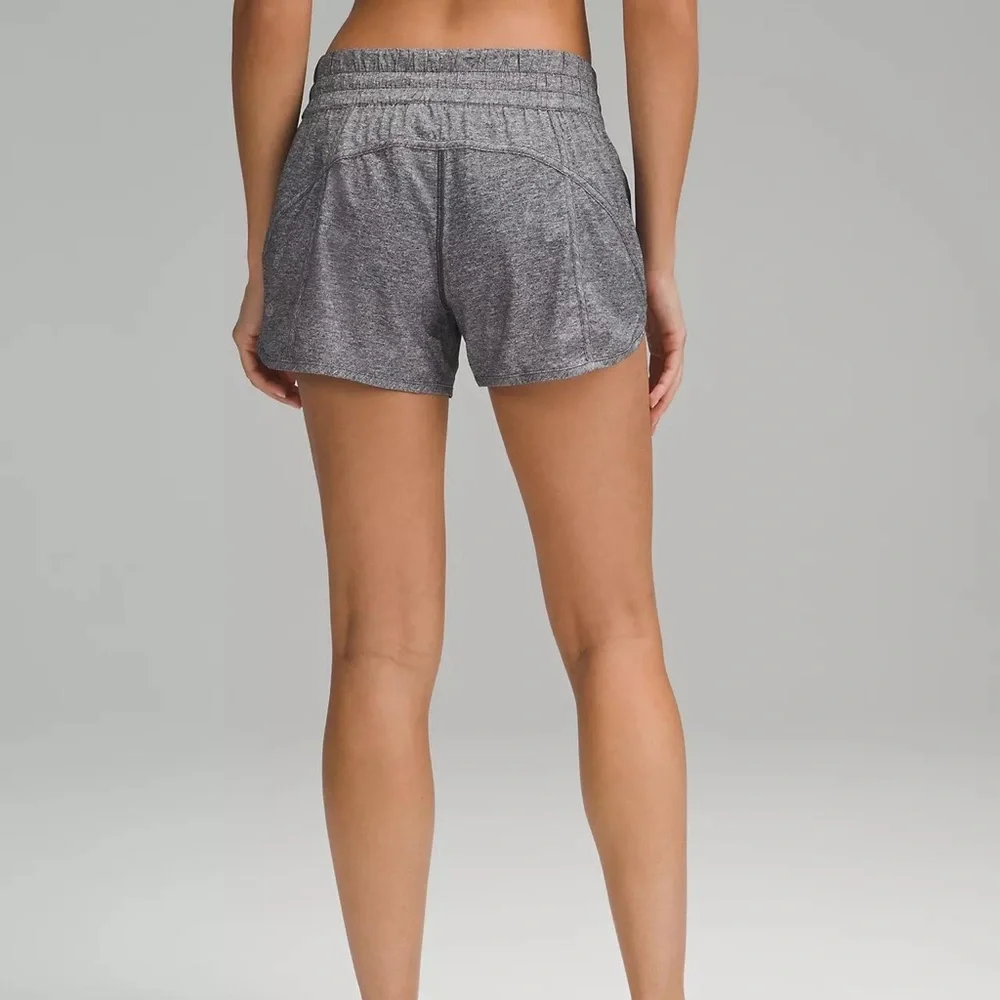 Lululemon Gray Athletic LR Shorts 4” Lined - Picture 2 of 7